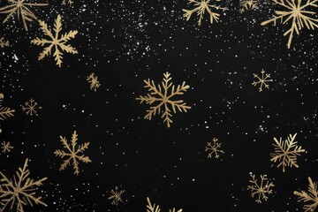 christmas background with light snowflakes