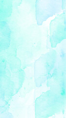 Abstract blue watercolor background.Hand painted watercolor. vector