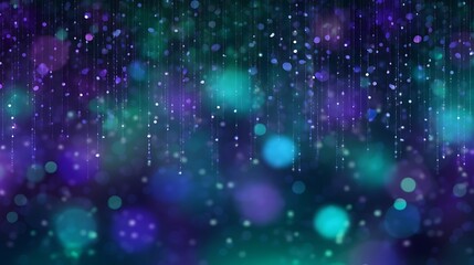 Fototapeta premium Abstract Background With Sparkling Lights And Bokeh Effects