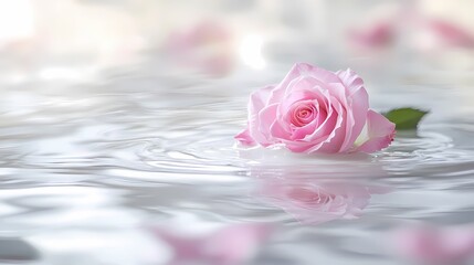 Digital technology Pink rose milk Flow swirl illustration poster background