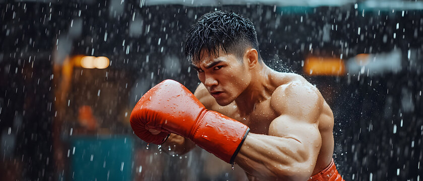 Dynamic Fusion of Muay Thai and thai boxing Art Styles: A Collection of Playful Doodles, Bold Pop Art, and Cultural for Posters, Tags, and Banners with Text Space Integration