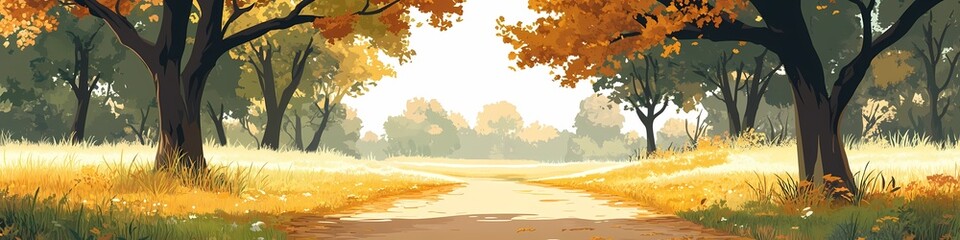 Serene Sunrise in the Forest