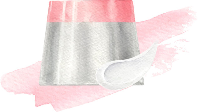 recommend clip art: Clip art of face cream. Vector illustration for beauty business.