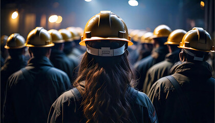 Female Worker in Mining Industry
