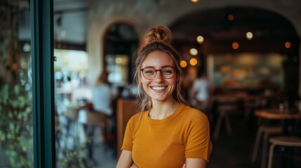 portrait of a woman smilling