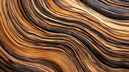 Mesmerizing Swirls of Natural Wood: A Close-Up Exploration of Timeless Grain Patterns and Textures. Woodwork, Carpentry, Natural Concept