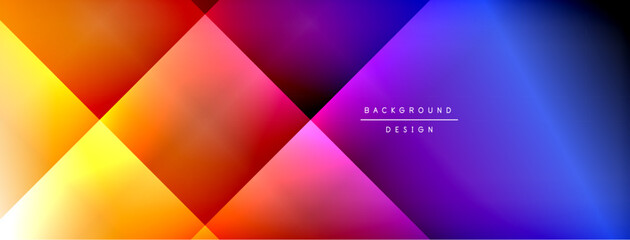 Colorful gradient with lines made of shadow and light. Creative background