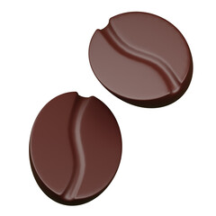 Coffee Bean 3D Illustration 