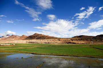 Lhasa River Valley, Tibet, China