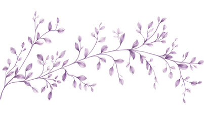 Obraz premium modern 2D doodle cartoon flower concept with open space for text, featuring whimsical floral and leafy elements on crisp white backgrounds.