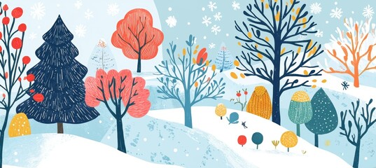 Vibrant Winter Wellness Planner for Balanced Living and Seasonal Health