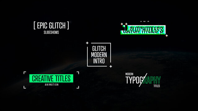 Stylish Glitch Titles
