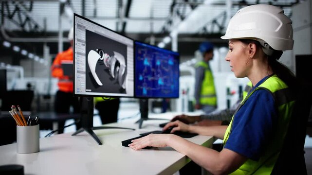 Industrial 3D Cad Model On PC
