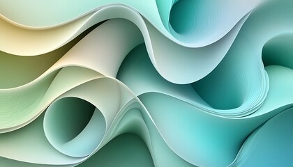 Abstract waves in soft colors creating a fluid, dynamic visual effect.