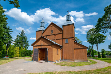 Wooden Church of St. Stanislaus in Lekowo, Masovian Voivodeship, Poland