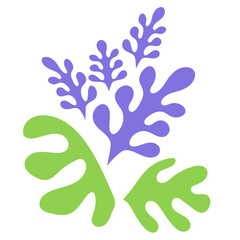 Abstract Leaves Shape