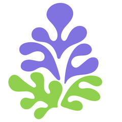 Abstract Leaves Shape