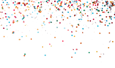 Celebration party backgrounds concepts on transparent background