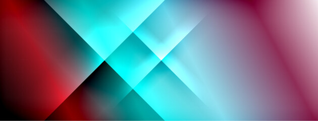 Colorful gradient with lines made of shadow and light. Creative background