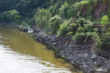 cliffs at the Saar
