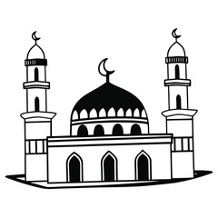 taj mahal vector illustration