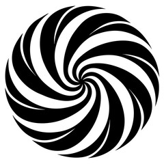 Christmas Candy Cane Whirl with white background