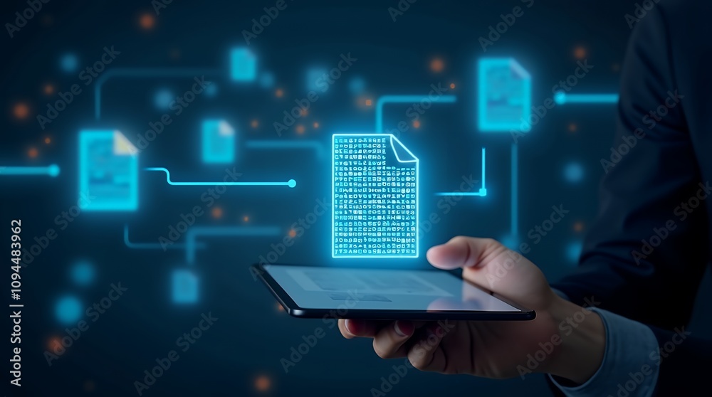 Poster Data Sync Concept: Efficient Transfer of Files for Backup and Document Management in Digital Environments