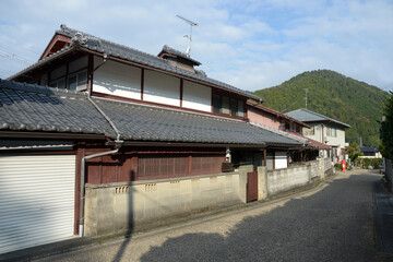 京都大原　三千院道の民家　京都市左京区