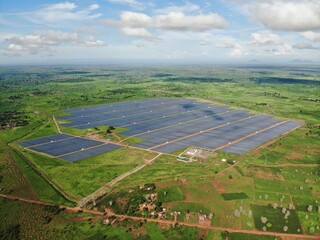 60 megawatt solar farm in Malawi, East Africa © Johan