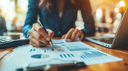 Business loan planning depicted as formal meeting bank advisor outlining structured payment strategies