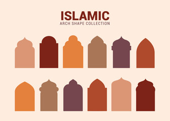 Traditional Arab frame for Islam holiday design. Islamic arch design