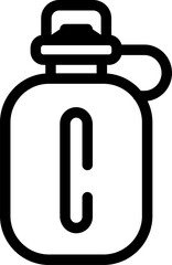 Rounded  stroke CANTEEN  Icon