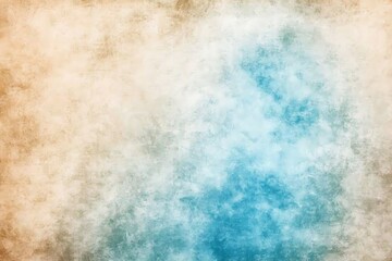 Abstract textured background with soft gradients of beige and blue hues.