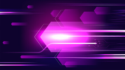 High-Tech Background–Perfect for Tech Events, Conferences, and Exhibitions. This Abstract, Futuristic Vector Design Captures the Essence of Innovation and Technological Advancement.