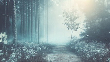 Naklejka premium Enchanted Forest