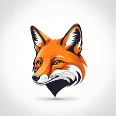 Obraz premium fox logo isolated on white background