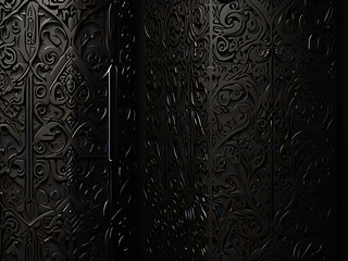 black background in old style for your design futuristic simplicity three dimensional blank design element