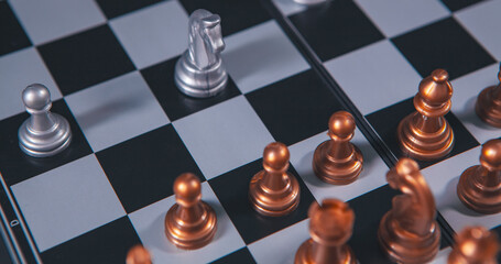 chess game concept. business success concept.