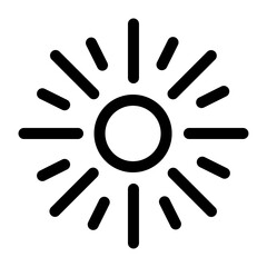 New year icon symbol- firework icon