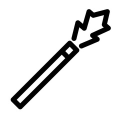 New year icon symbol- firecracker icon