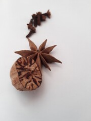 Dried herbs used for aromatic dishes