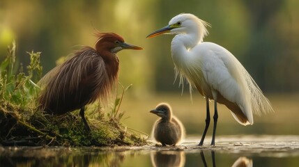 Fototapeta premium Species frequently depicted in wildlife and nature photography.