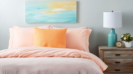 Refreshing bedroom design cozy space interior decor modern atmosphere inviting style for comfort