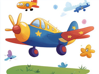 illustration of airplane