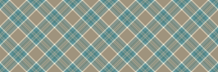 Store seamless background check, turkish texture tartan vector. Lady plaid textile fabric pattern in pastel and cyan colors.