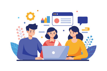 Cartoon Vector Illustration - Creative and Playful Art with Modern, Colorful, and Minimalistic Design for Fun Decor