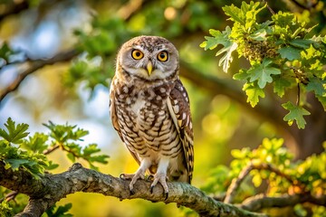 owl on branch