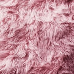 Fototapeta premium Soft pink faux fur fabric texture perfect for cozy decor and fashion accessories