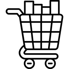 Shopping Cart with Items Icon