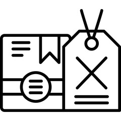 Out of Stock Label Icon